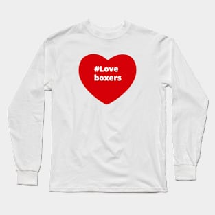 Love Boxers - Hashtag Heart Long Sleeve T-Shirt